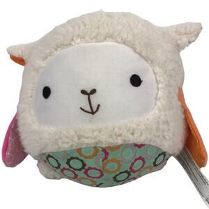Skip Hop Chime Ball Lamb 6'' Plush Rattle Round Sheep Baby Toy Stuffed Animal